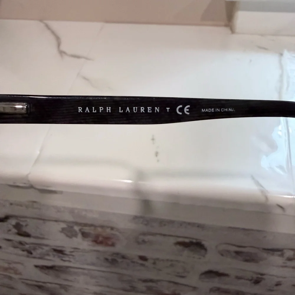 🔥Ralph Lauren Men's Rectangular Metal Frame Glasses in Black EUC🔥